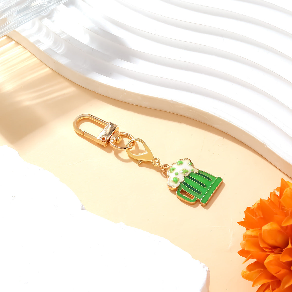 Carnival Beer Pendant Keychain