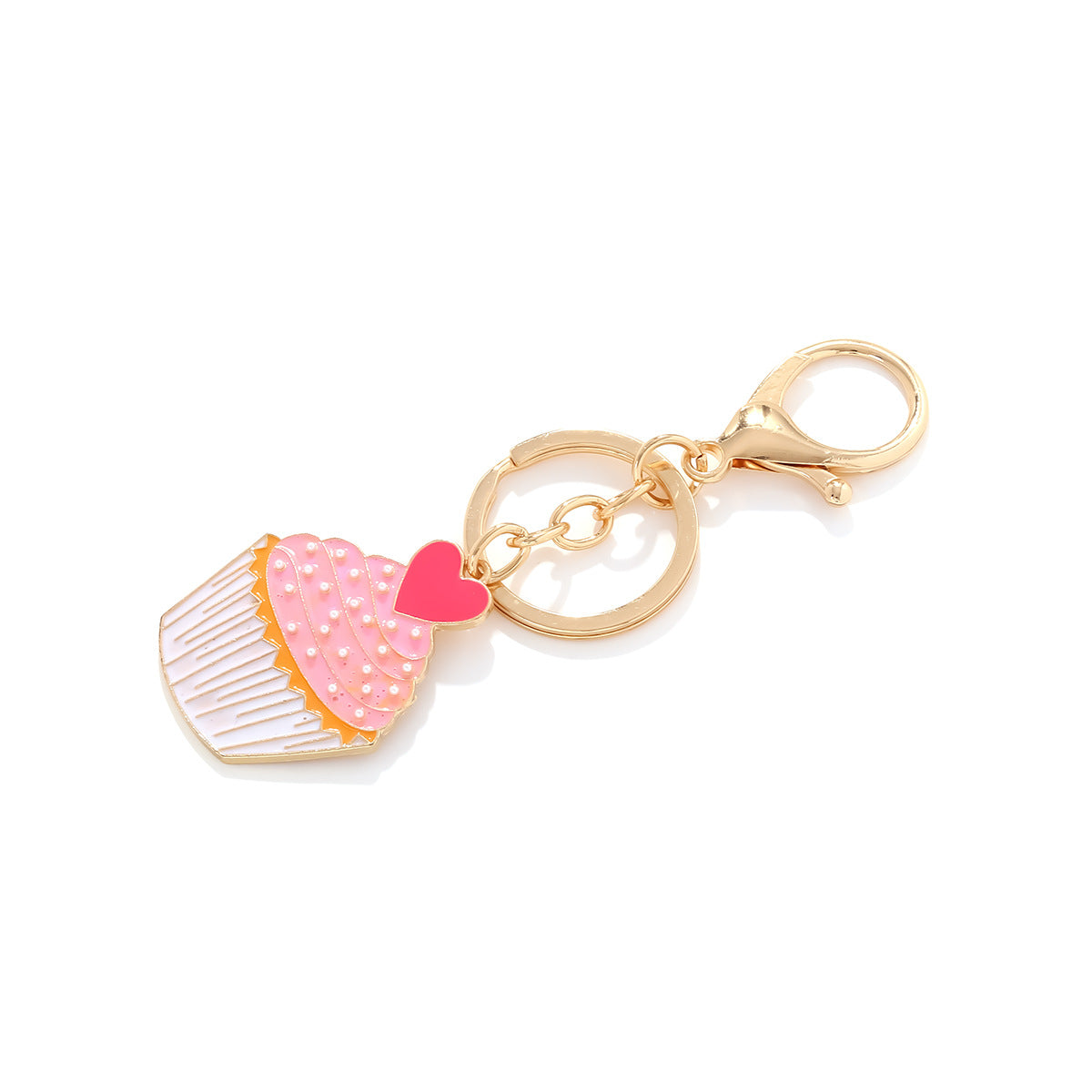 Cupcake Pendant Keychain