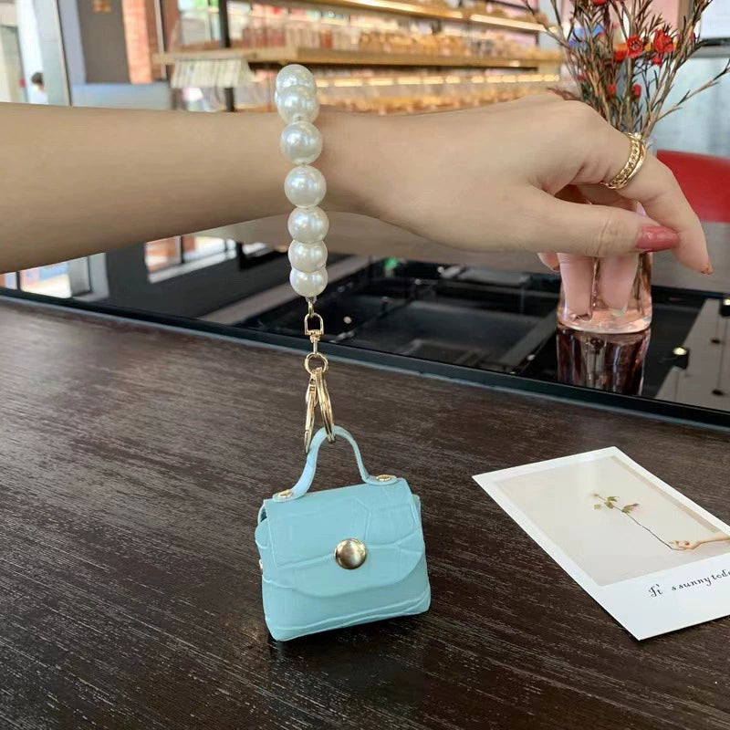 Pearl Wrist Jewelry Pendant Keychain