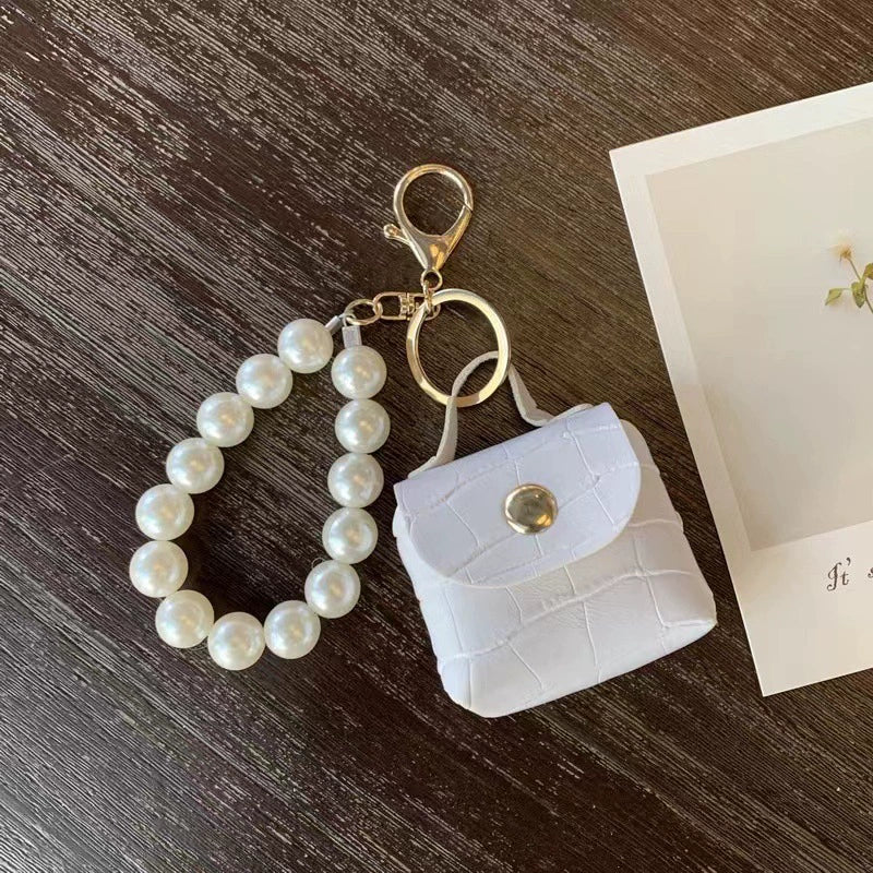 Pearl Wrist Jewelry Pendant Keychain