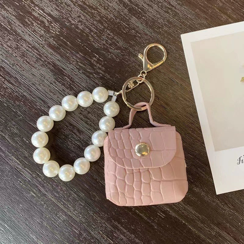 Pearl Wrist Jewelry Pendant Keychain