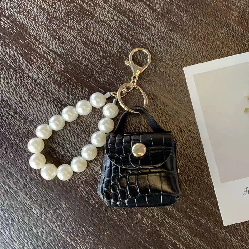 Pearl Wrist Jewelry Pendant Keychain