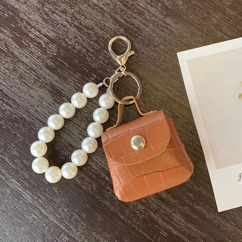 Pearl Wrist Jewelry Pendant Keychain