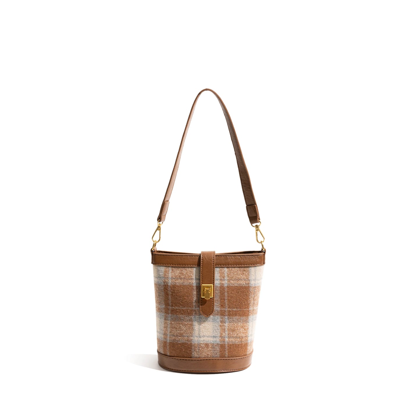 Retro Leopard Print Messenger Bucket Casual Shoulder Bag - Vennus
