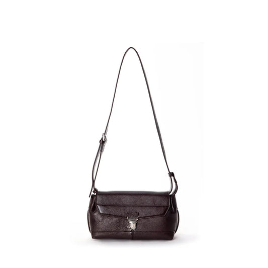 Vintage Genuine Leather Crossbody Bag Luxury Design Adjustable Strap Cow Leather Fashion Shoulder - Vennus