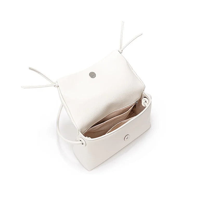 Pleated Fashion Tote Genuine Leather Luxury Design Crossbody Purser Shoudler Bag - Vennus