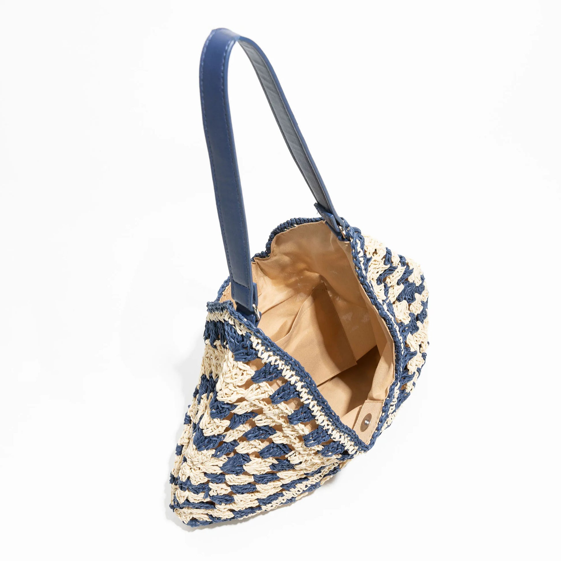 Weave Beach Handbag Summer Bohemian Straw Hobo Shoulder Purse Fashion Vacation Large Capacity Purse - Vennus