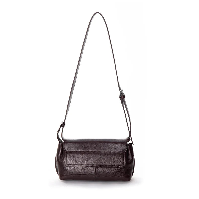 Vintage Genuine Leather Crossbody Bag Luxury Design Adjustable Strap Cow Leather Fashion Shoulder - Vennus