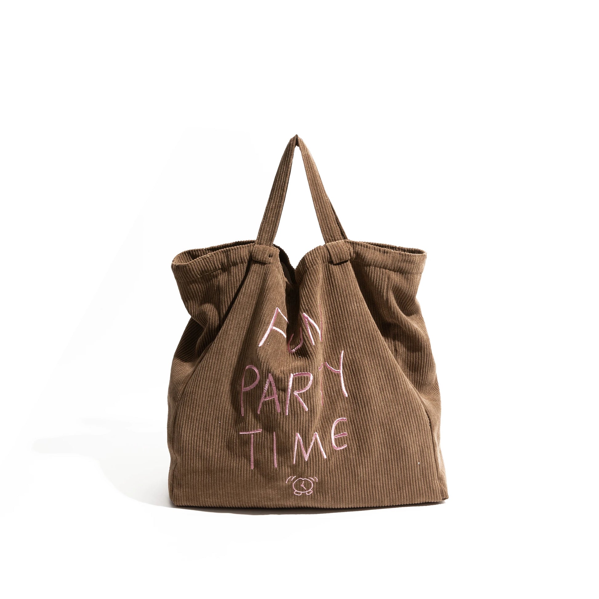 Corduroy Tote Shoulder Bag Shopping Purse - Vennus