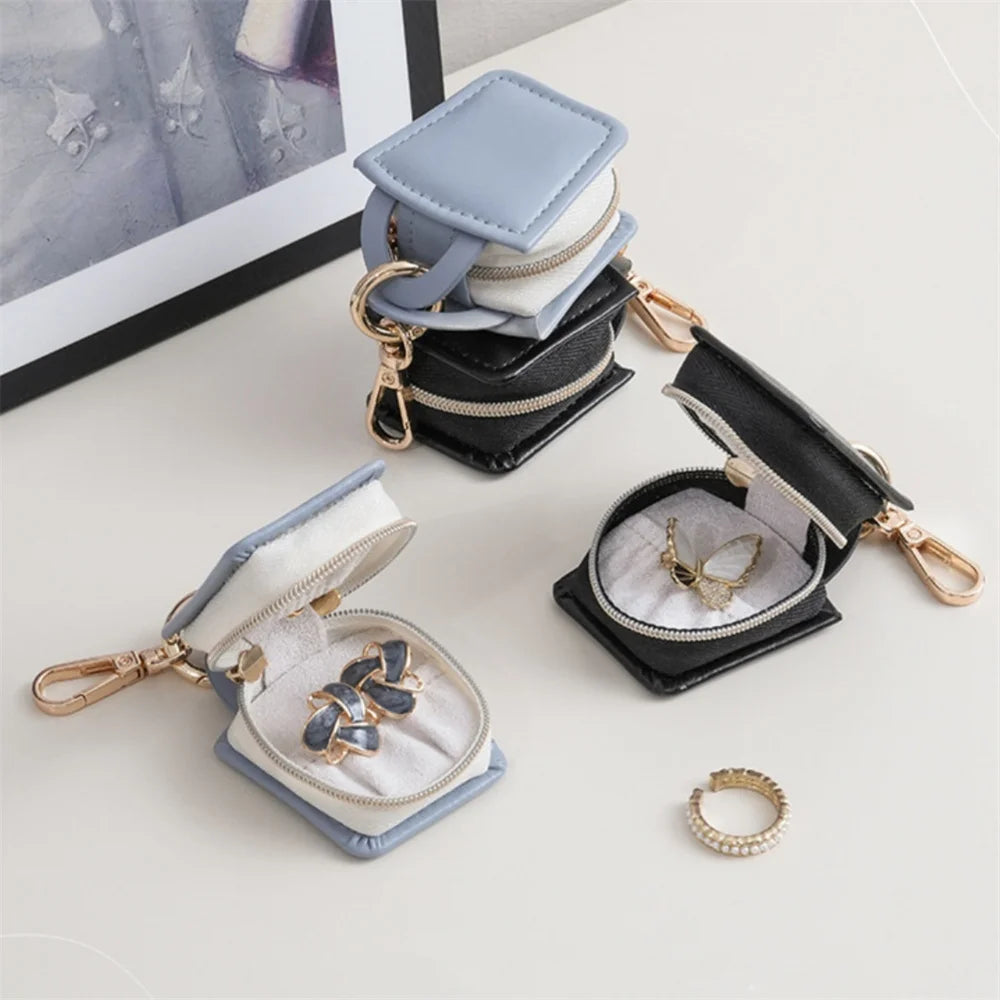 Mini Case Jewelry Bag Pendant Keychain