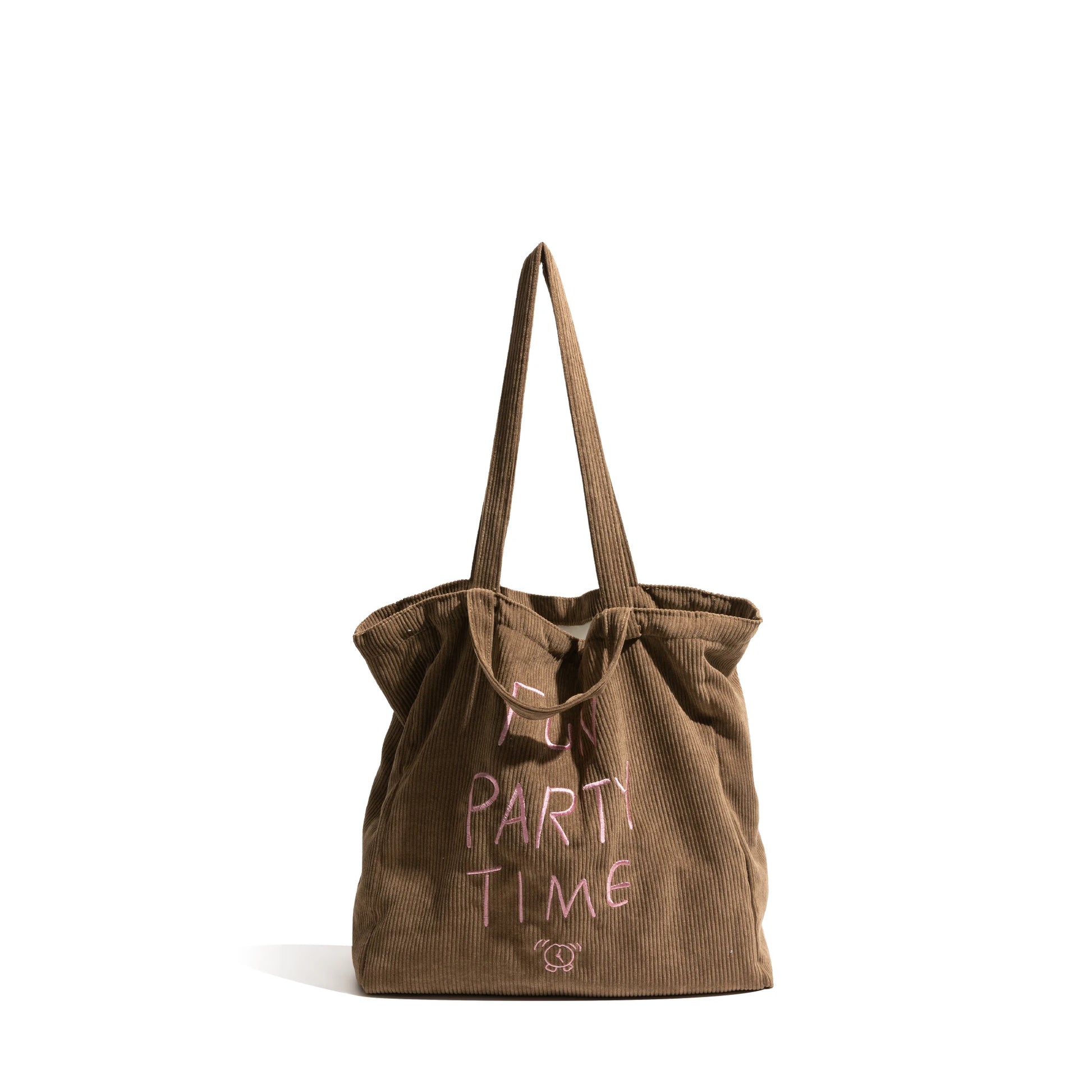 Corduroy Tote Shoulder Bag Shopping Purse - Vennus