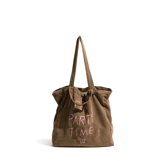 Corduroy Tote Shoulder Bag Shopping Purse - Vennus