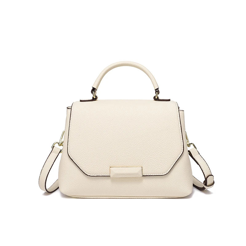 Genuine Leather Tote Handbags Satchel Square Shoulder Crossbody Bags - Vennus