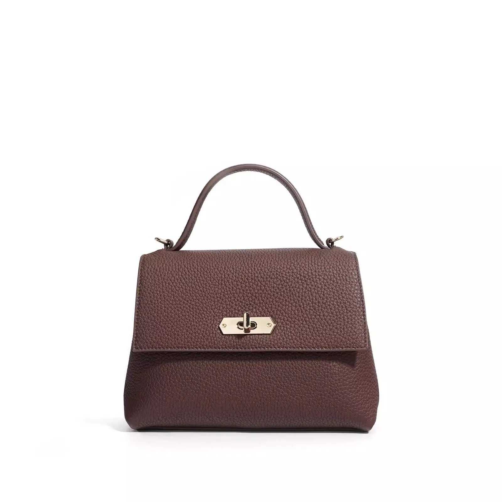 Cowhide Leather Crossbody Buckle - Vennus