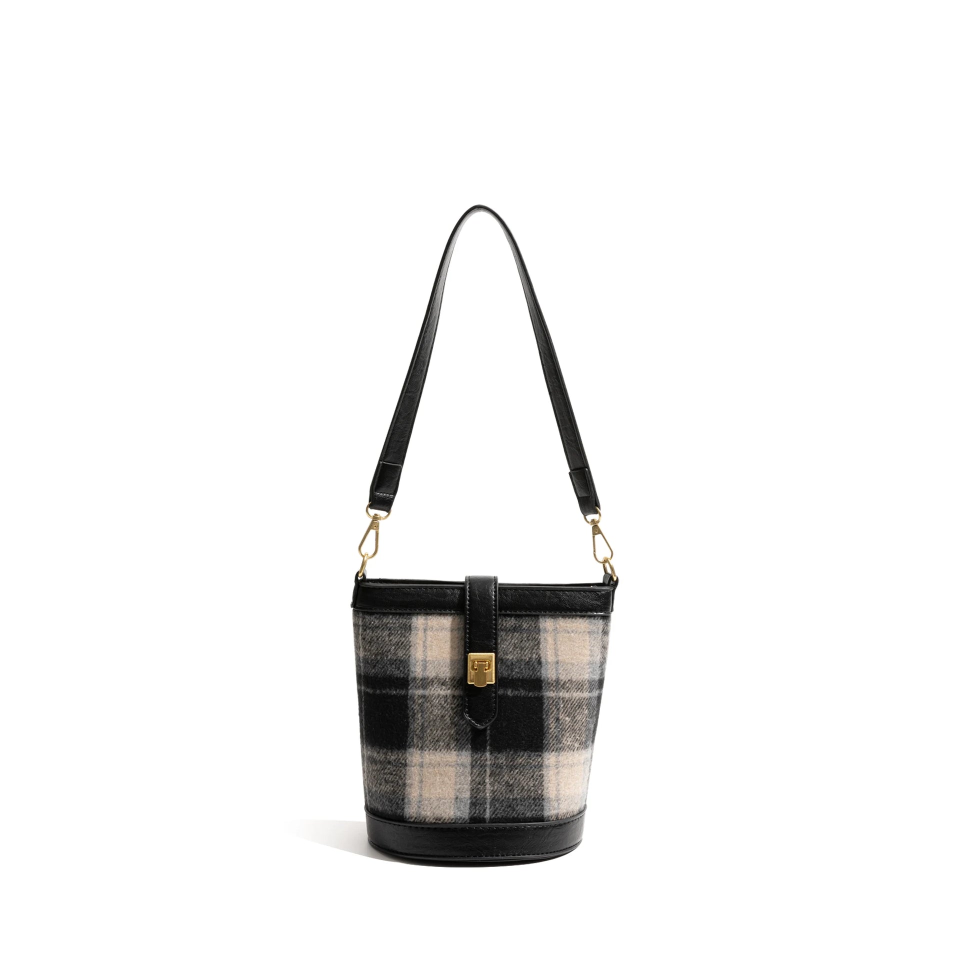 Retro Leopard Print Messenger Bucket Casual Shoulder Bag - Vennus