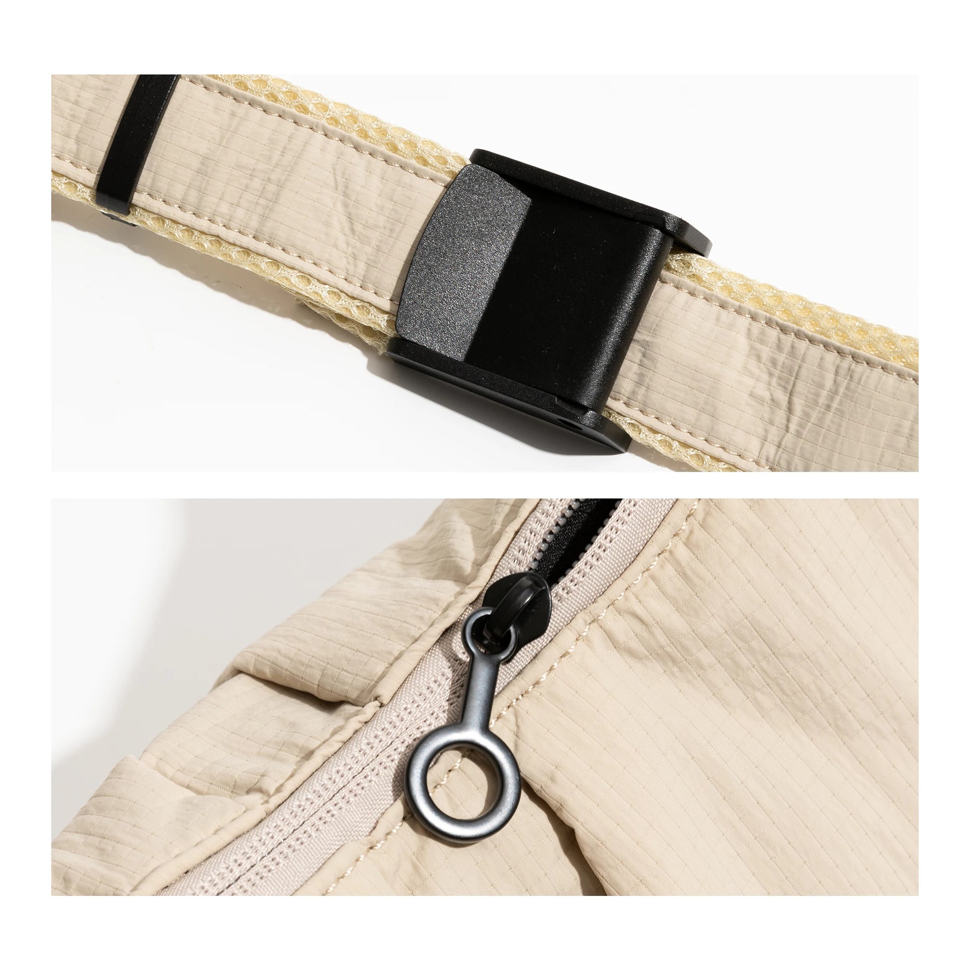 Dumpling Crossbody Satchel Nylon Lightweight Portable Phone Purse Stylish Shoulder Sport Bag - Vennus