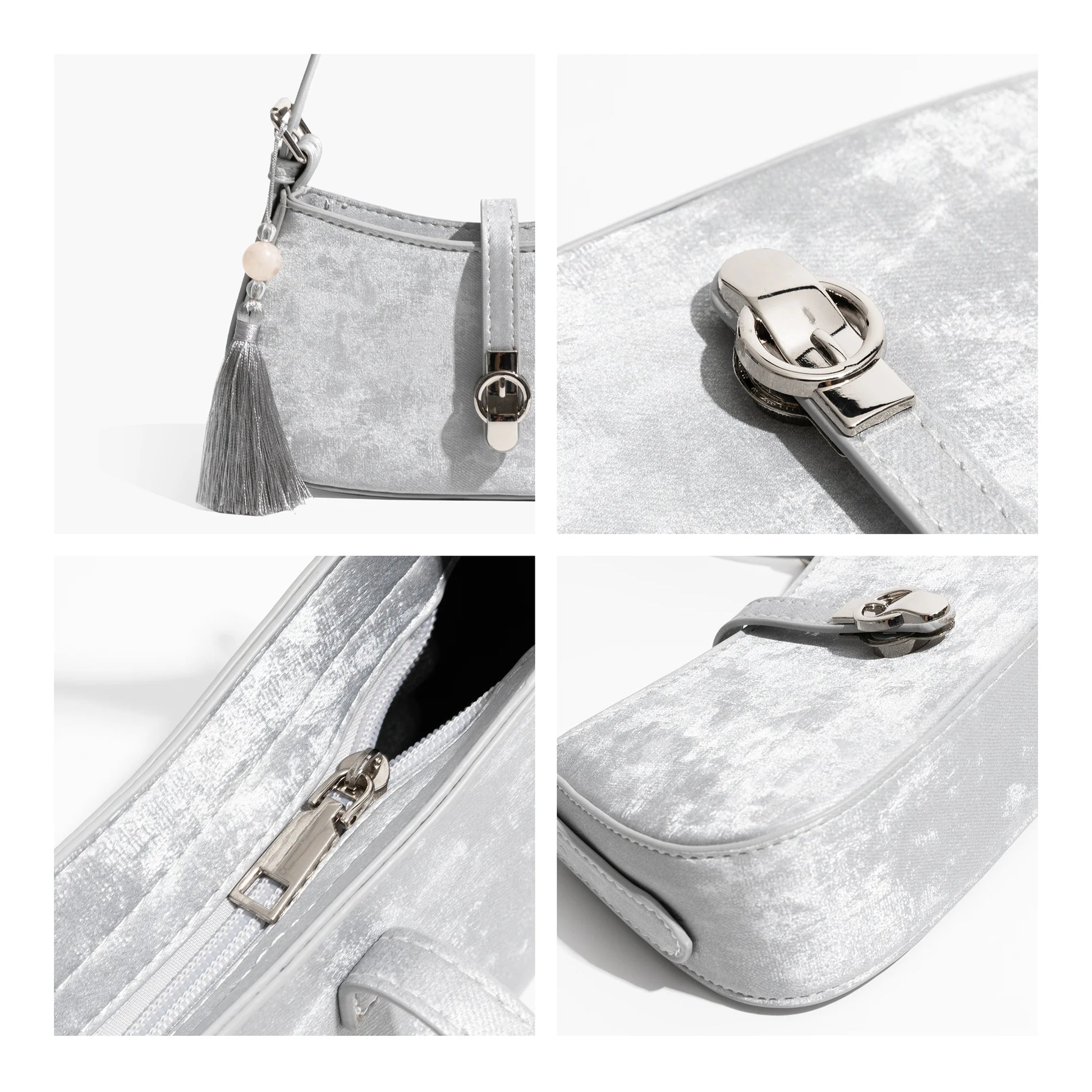 Classic PU Leather Shoulder Tote Clutch Hobo Crossbody Bags - Vennus