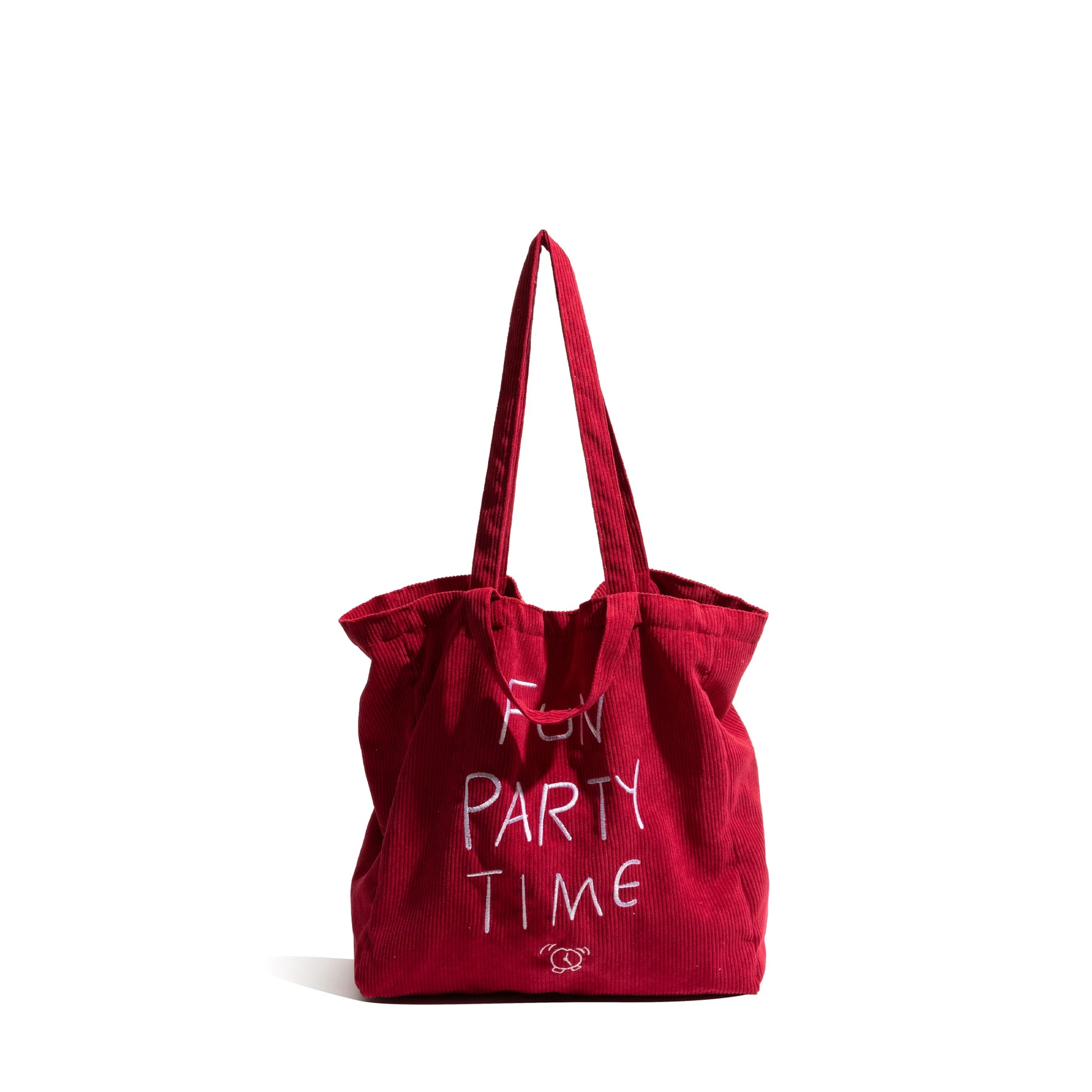 Corduroy Tote Shoulder Bag Shopping Purse - Vennus