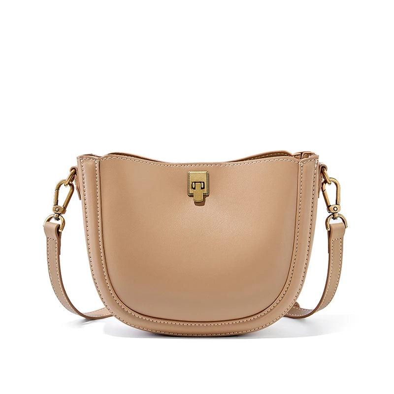 Genuine Leather Saddle Shoulder Crossbody Bags - Vennus