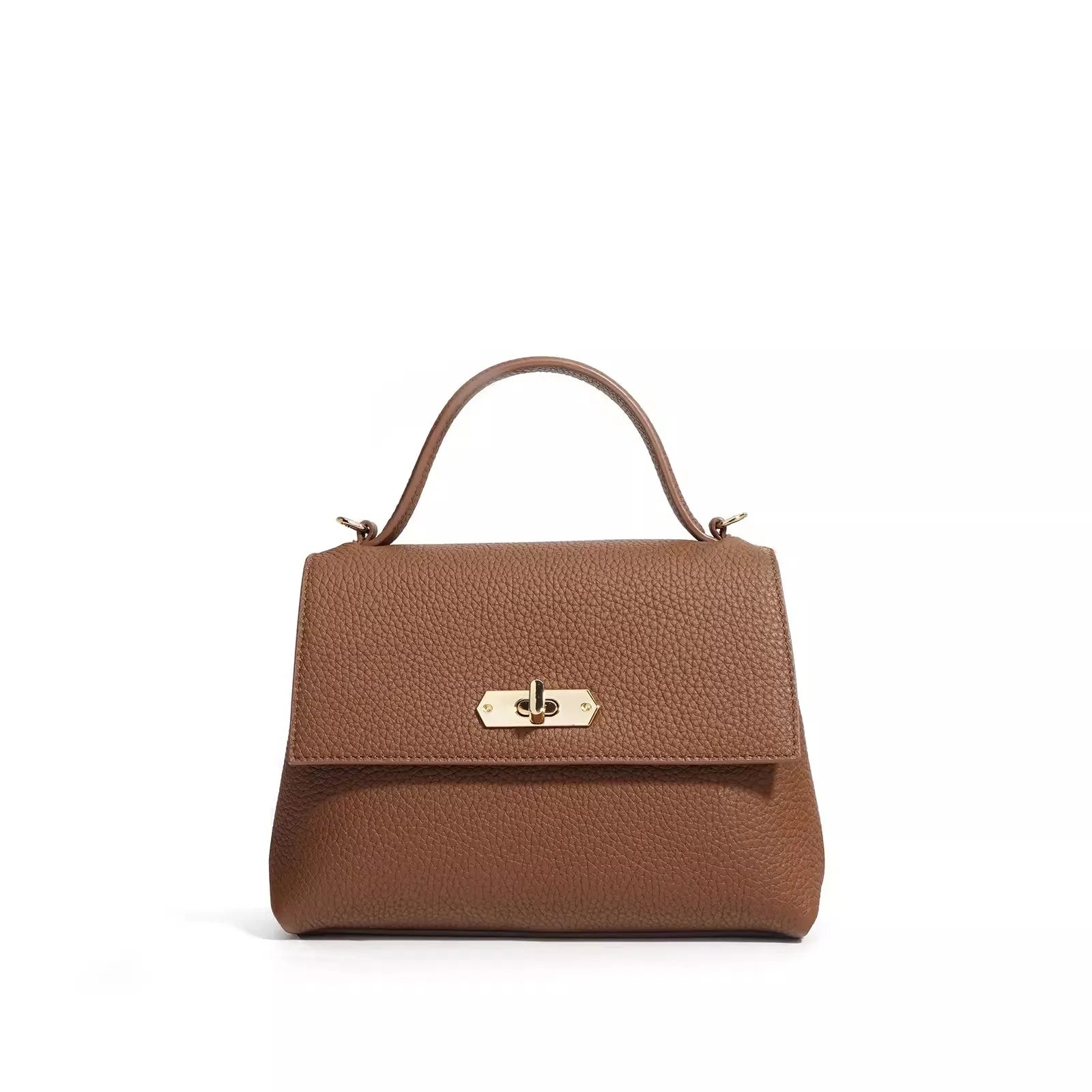 Cowhide Leather Crossbody Buckle - Vennus