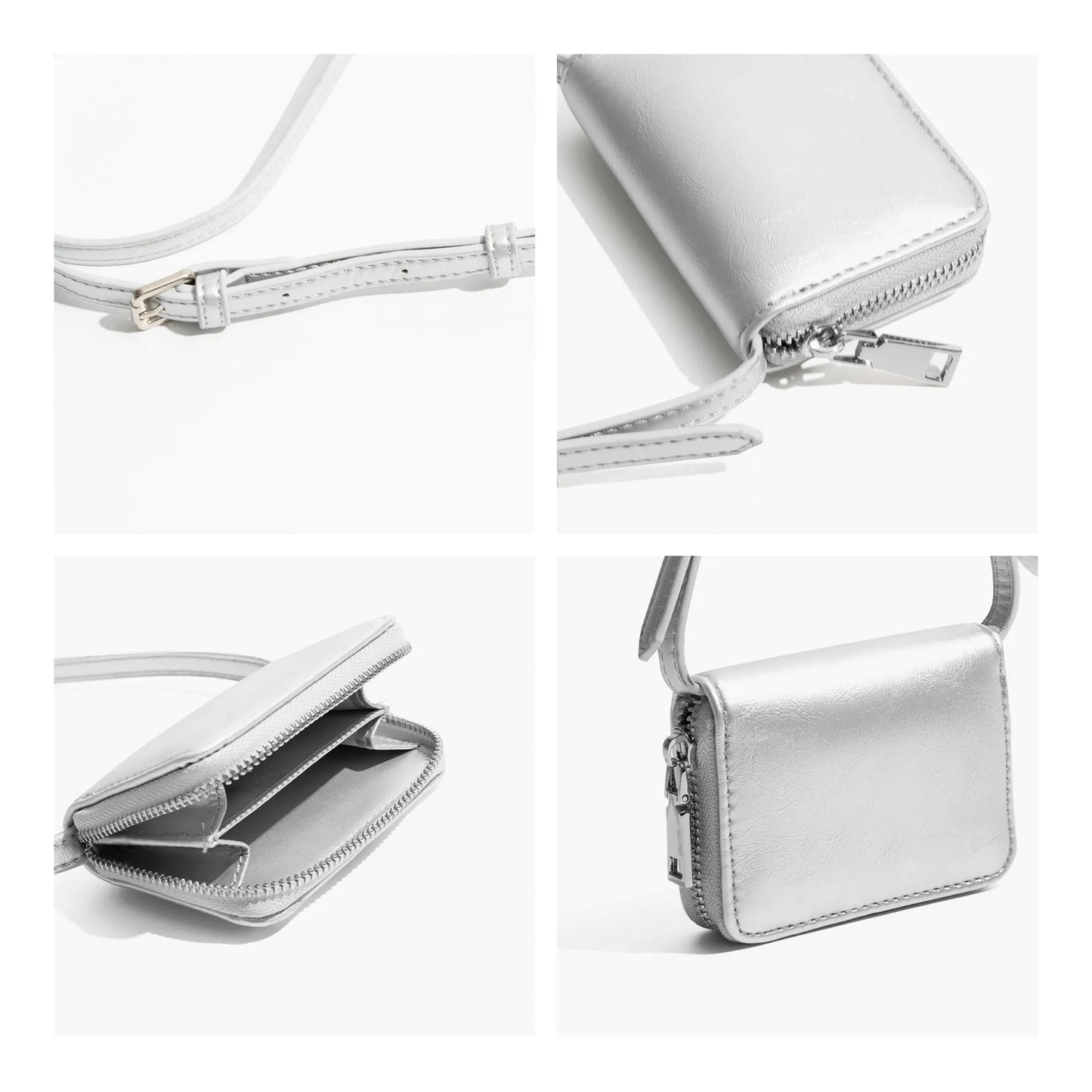 PU Leather Crossbody Shoulder Card Bag - Vennus