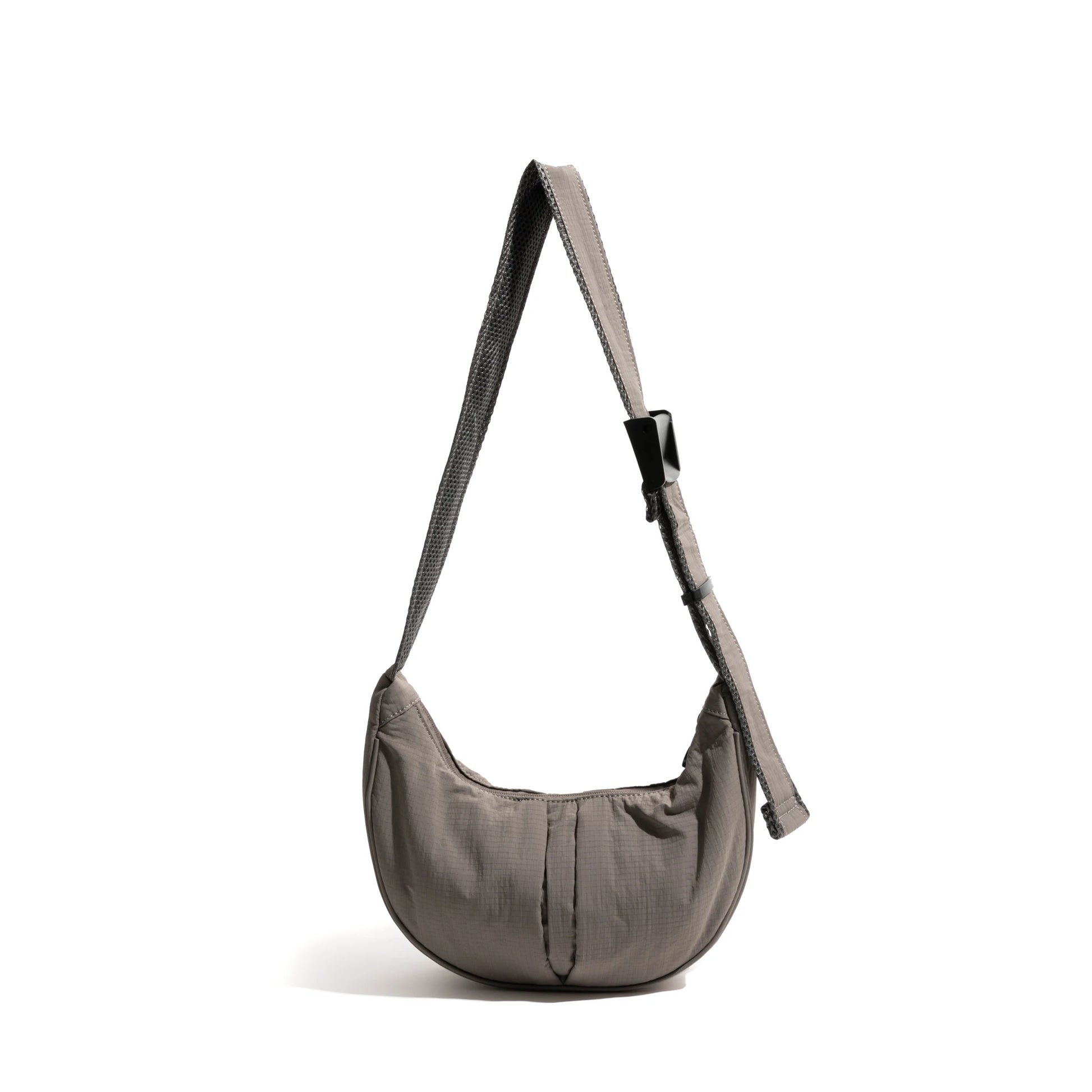 Dumpling Crossbody Satchel Nylon Lightweight Portable Phone Purse Stylish Shoulder Sport Bag - Vennus