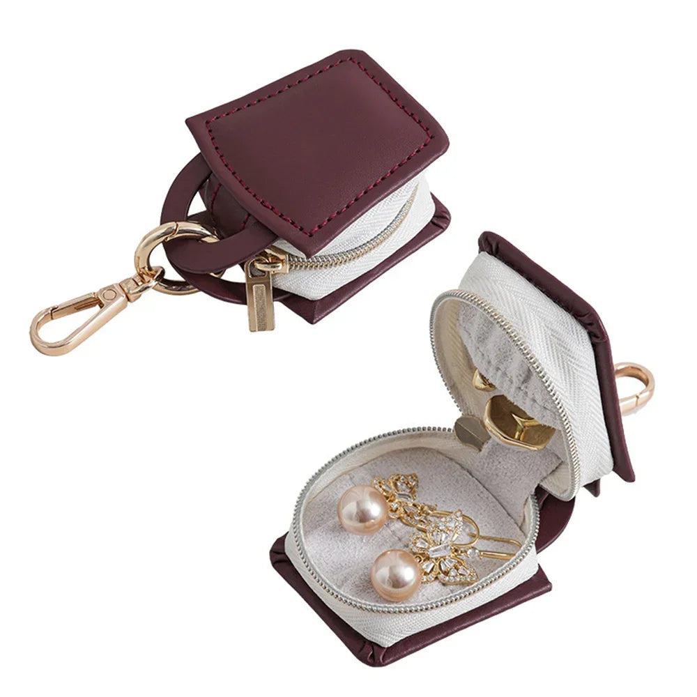 Mini Case Jewelry Bag Pendant Keychain