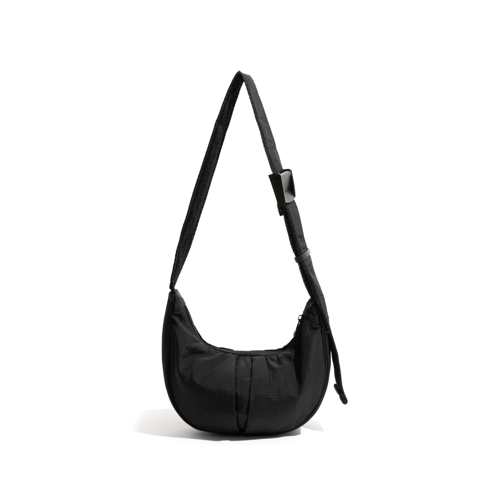 Dumpling Crossbody Satchel Nylon Lightweight Portable Phone Purse Stylish Shoulder Sport Bag - Vennus