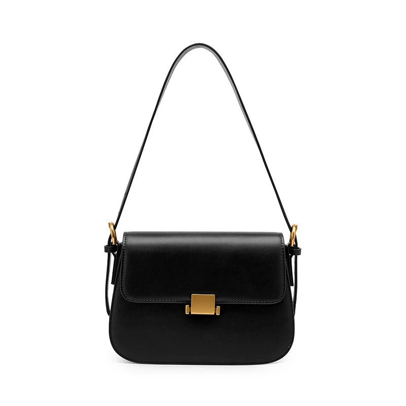 Genuine Leather Underarm Shoulder Bags Saddle Crossbody - Vennus