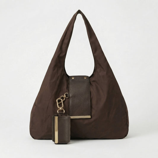 Fold & Go™ Elegant Foldable Tote Keychain