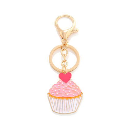 Cupcake Pendant Keychain