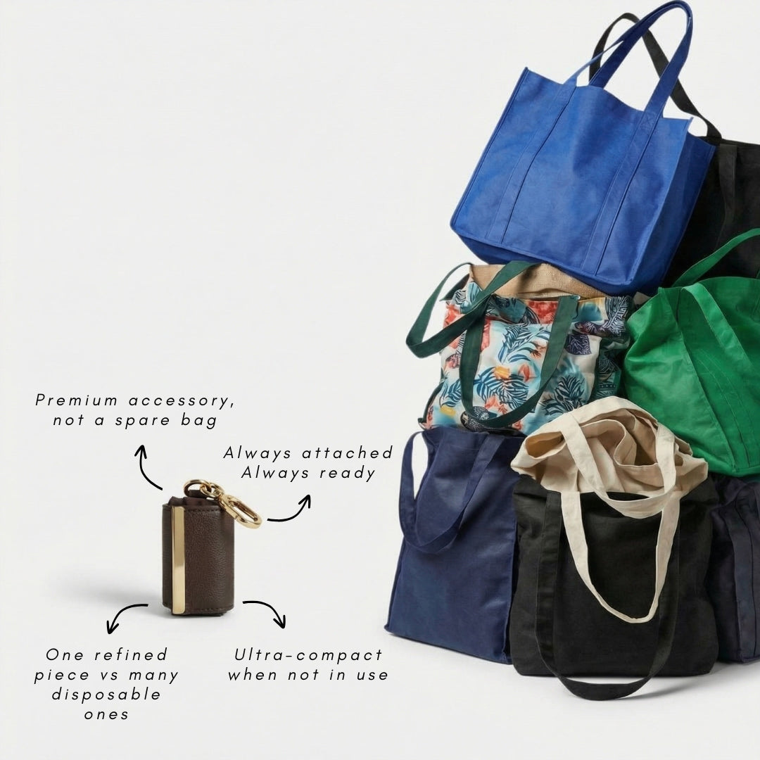 Fold & Go™ Elegant Foldable Tote Keychain