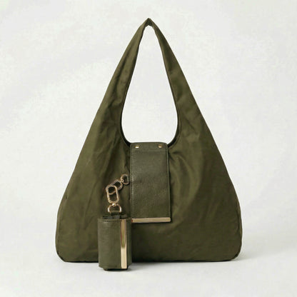 Fold & Go™ Elegant Foldable Tote Keychain