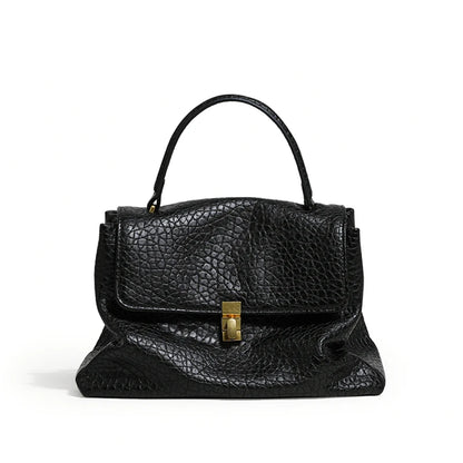 Crocodile Pattern Leather Retro Small Soft Vegant Pu Satchel Bag - Vennus