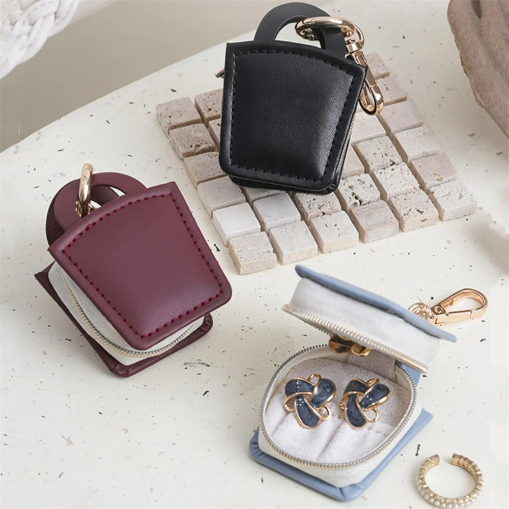 Mini Case Jewelry Bag Pendant Keychain
