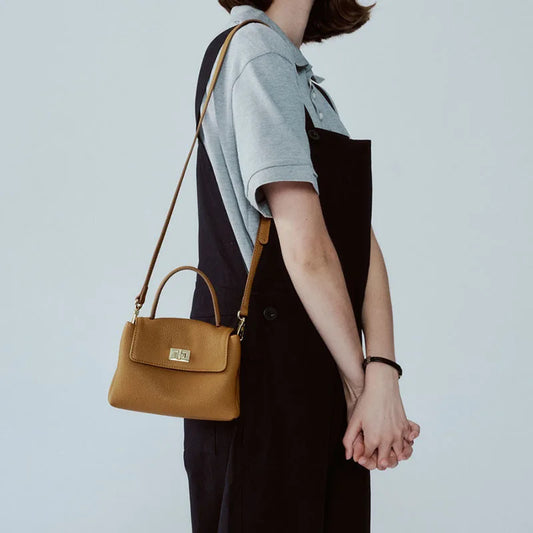 Genuine Leather Retro Shoulder Bag - Vennus