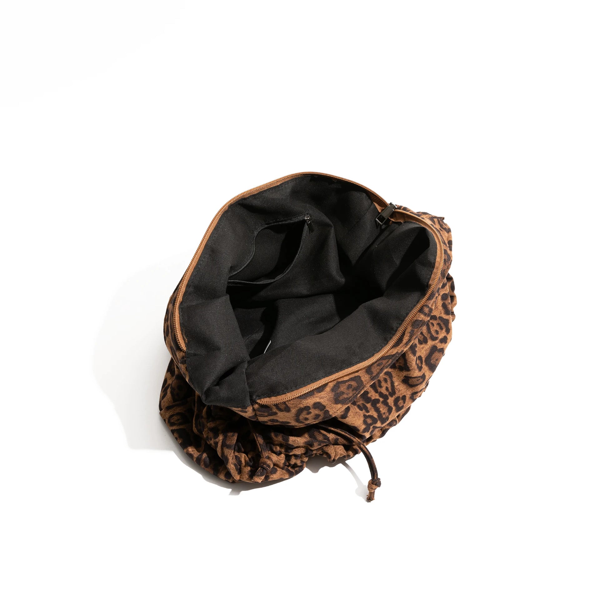 Leopard Print Shoulder Bags Autumn Vintage Bag Casual Commuter Bag Retro Large Handbag - Vennus
