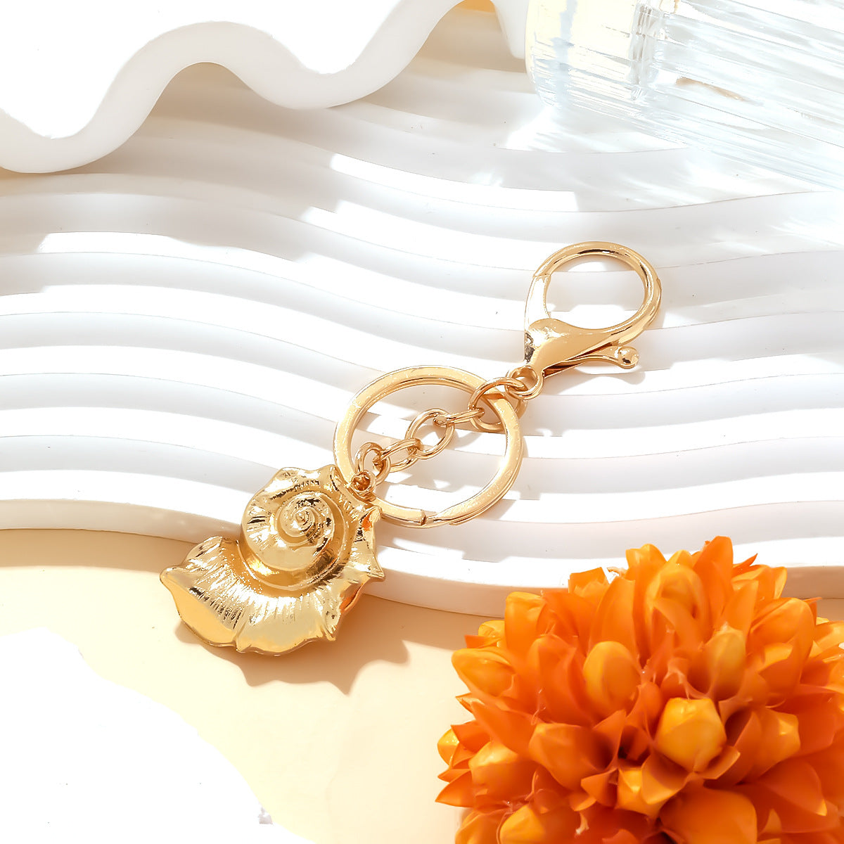 Shell Pendant Keychain