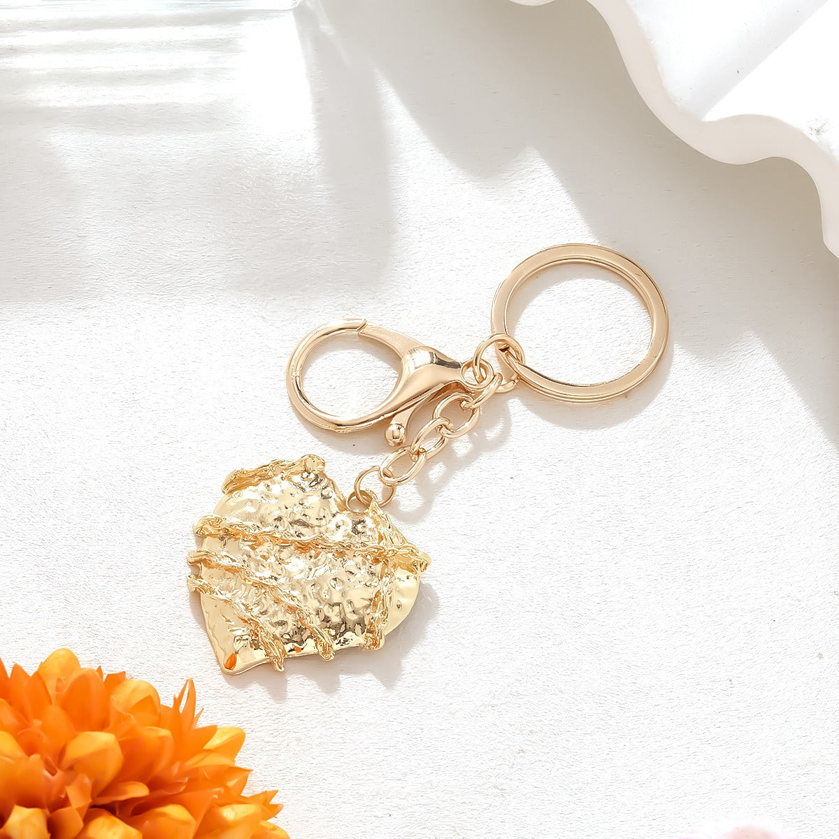Heart Tied Pendant Keychain Bag Charm