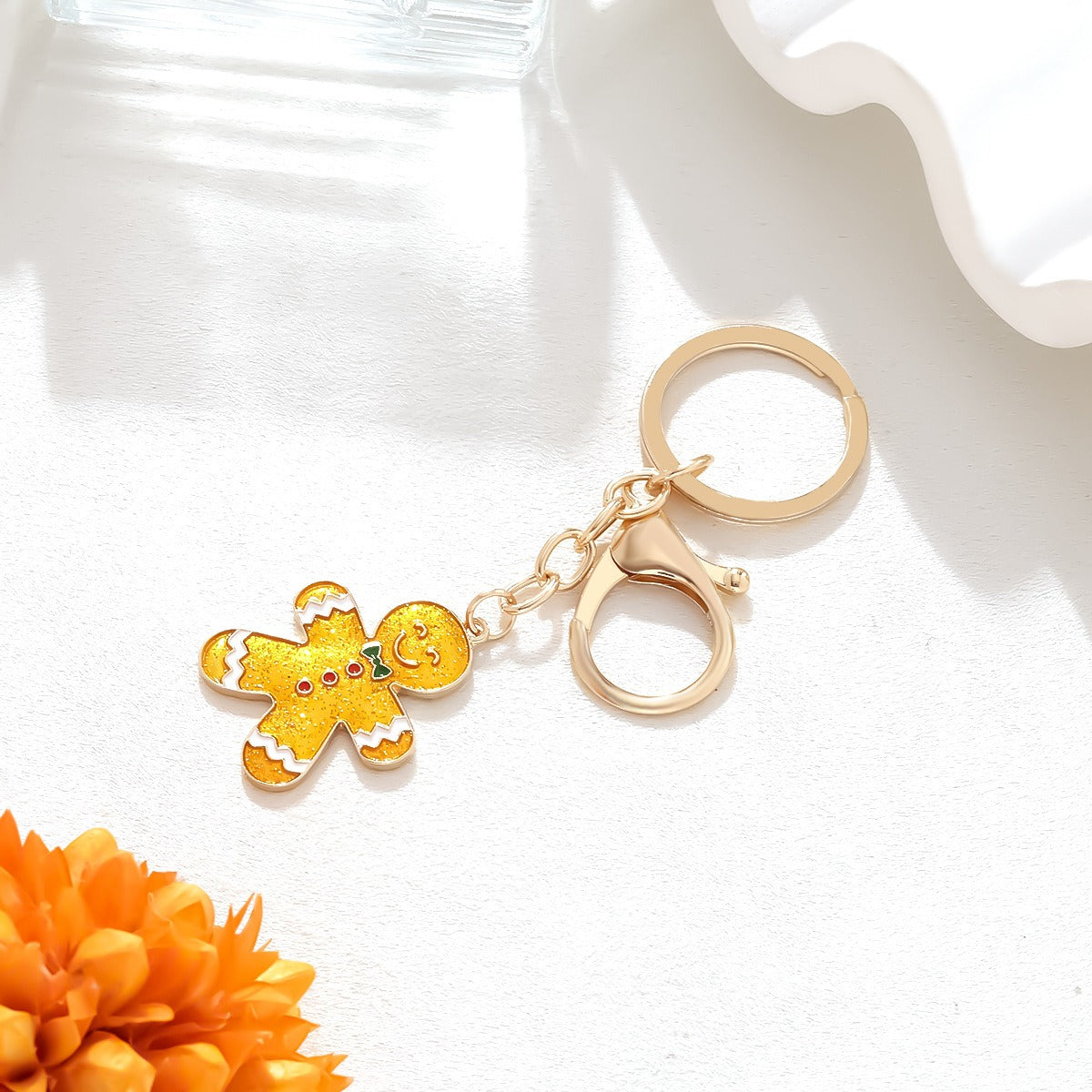 Biscuit Man Pendant Keychain Bag Charm