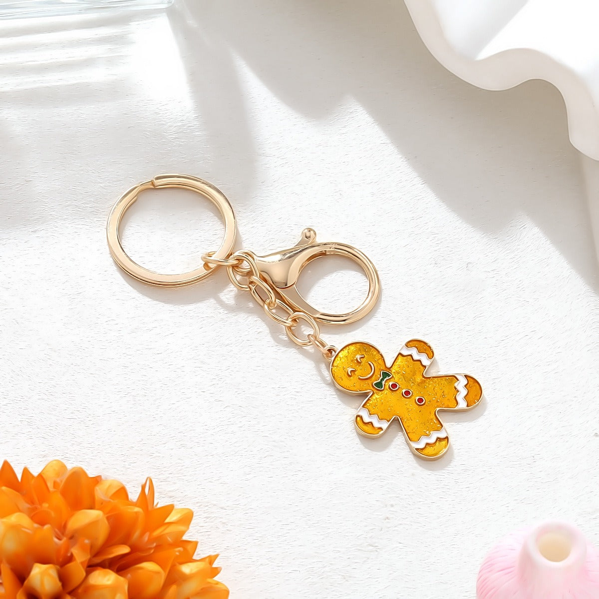 Biscuit Man Pendant Keychain Bag Charm
